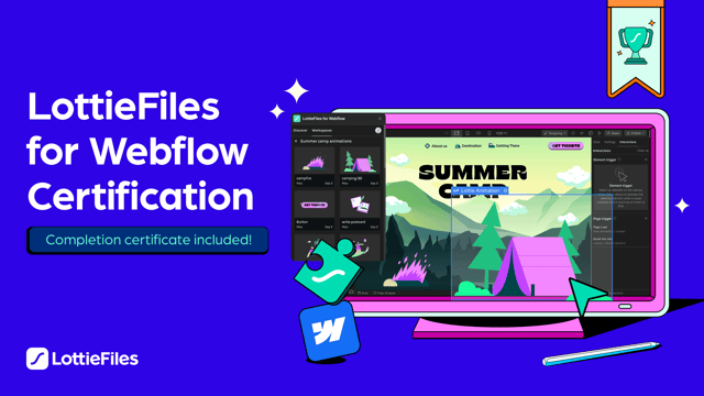 LottieFiles for Webflow Certification